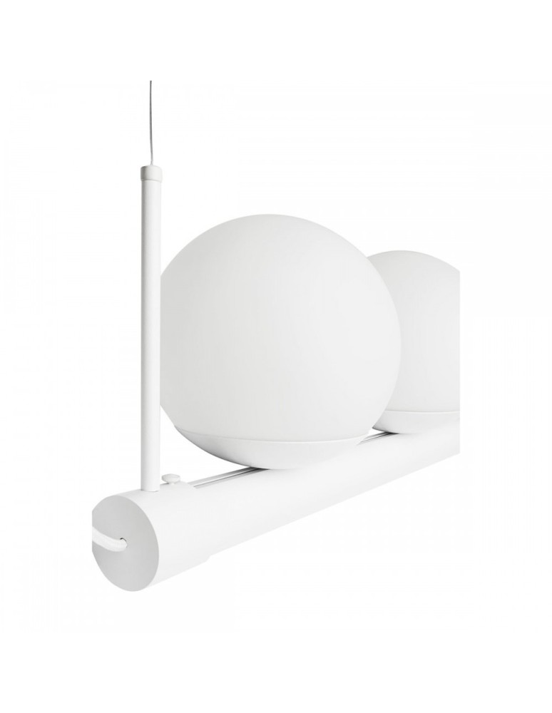 UMMO LIGNE biała lampa wisząca z taśmą LED LIG211P61