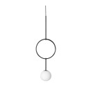 Lampy wiszące - UMMO ISUULLA A czarna sufitowa lampa wisząca ISA122P0 - product 1