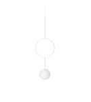 Lampy wiszące - UMMO ISUULLA A biała sufitowa lampa wisząca ISA111P0 - product 1