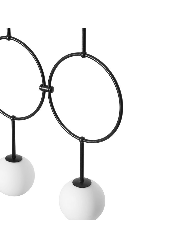 UMMO ISUULLA C czarna potrójna lampa sufitowa ISC322P0