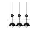 UMMO KELLO B czarna potrójna lampa sufitowa KEB322P0 UMMO KELLO B czarna potrójna lampa sufitowa KEB322P0