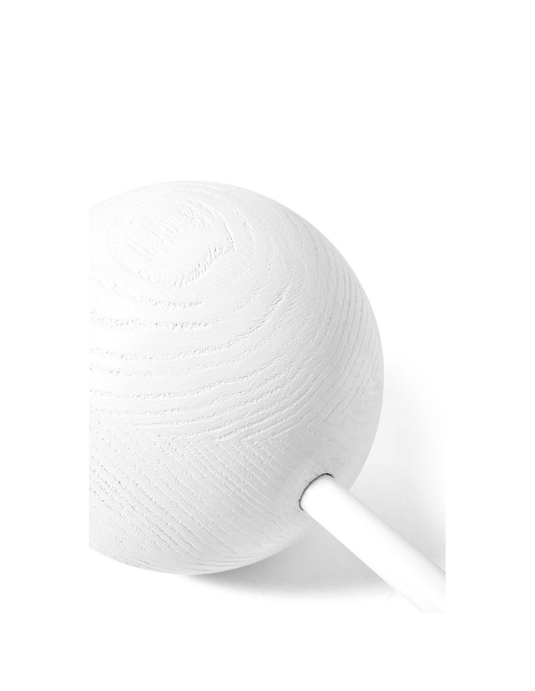 Kinkiety - UMMO OIO B biała lampa ścienna / kinkiet z mosiężnym elementem OIB11030 - product kolory-swiatla.pl 3