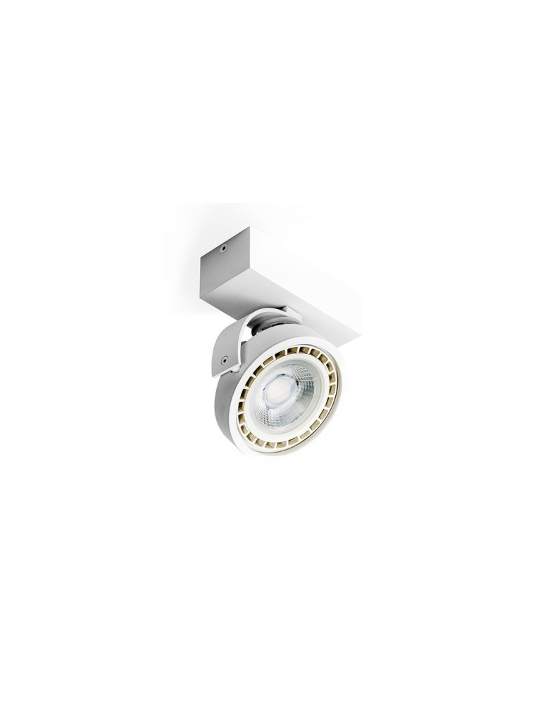 Reflektory sufitowe - Azzardo JERRY 1 230V WHITE 1xES111 Reflektor Sufitowy Biały AZ1366 - produkt kolory-swiatla.pl 1