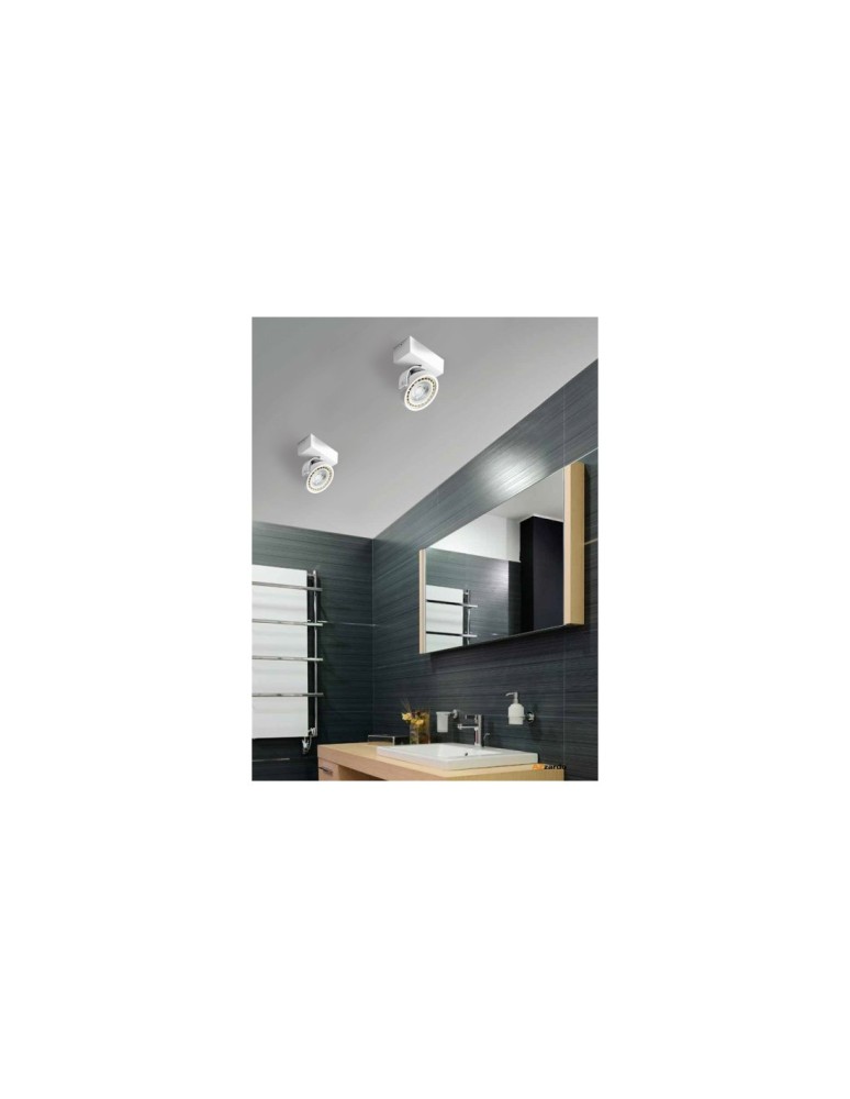 Reflektory sufitowe - Azzardo JERRY 1 230V WHITE 1xES111 Reflektor Sufitowy Biały AZ1366 - product kolory-swiatla.pl 2