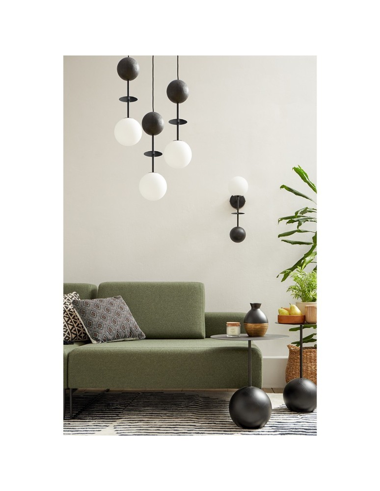 Lampy wiszące - UMMO OIO A 3P czarna potrójna lampa sufitowa / plafon OIP322P3 - product kolory-swiatla.pl 2