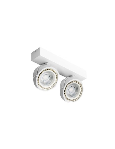Azzardo JERRY 2 230V WHITE 2xES111 Reflektor Sufitowy Biały AZ1371