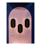 UMMO ROKKE czarna lampa ścienna / kinkiet z mosiężnym detalem RKK22030 UMMO ROKKE czarna lampa ścienna / kinkiet z mosiężnym detalem RKK22030