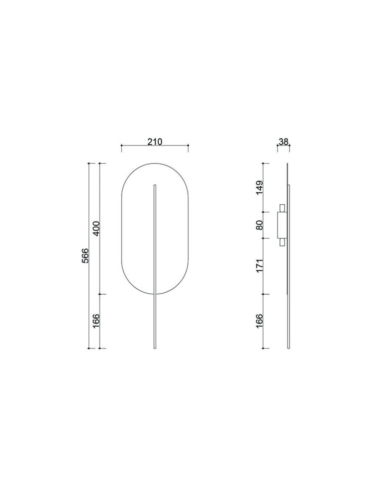 Kinkiety - UMMO ROKKE WOOD drewniana lampa ścienna / kinkiet z czarnym detalem RKW21020 - product kolory-swiatla.pl 4