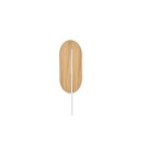 UMMO ROKKE WOOD drewniana lampa ścienna / kinkiet z białym detalem RKW21010 UMMO ROKKE WOOD drewniana lampa ścienna / kinkiet z białym detalem RKW21010
