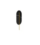 UMMO ROKKE STONE czarna lampa ścienna / kinkiet z ozdobnym detalem RKS23020 UMMO ROKKE STONE czarna lampa ścienna / kinkiet z ozdobnym detalem RKS23020