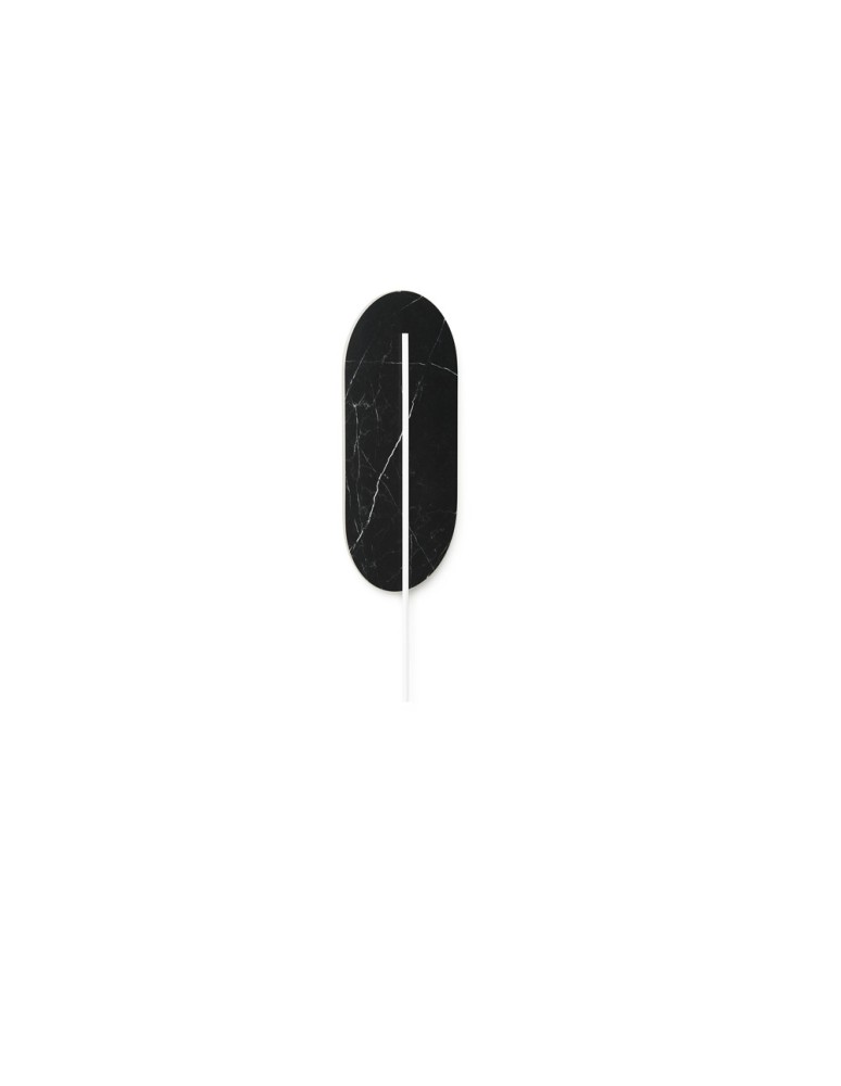 UMMO ROKKE STONE czarna lampa ścienna / kinkiet z ozdobnym detalem RKS23020 UMMO ROKKE STONE czarna lampa ścienna / kinkiet z ozdobnym detalem RKS23020