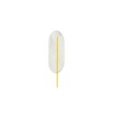 Kinkiety - UMMO ROKKE STONE biała lampa ścienna / kinkiet z ozdobnym detalem RKS21020 - product 1