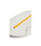 Kinkiety - UMMO ROKKE STONE biała lampa ścienna / kinkiet z ozdobnym detalem RKS21020 - product 2