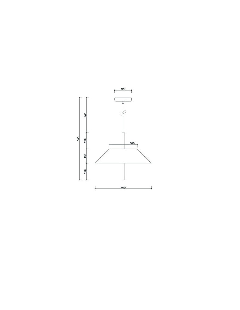 UMMO SAKOSI A czarna sufitowa lampa wisząca SKA322P0