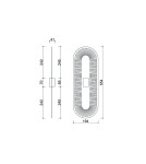 Kinkiety - UMMO SAUVA A biała ażurowa lampa ścienna / kinkiet SVA11S14 - product 3