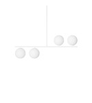Lampy wiszące - UMMO SUGURI A biała lampa sufitowa w rozmiarze L SGA111R36 - product 3