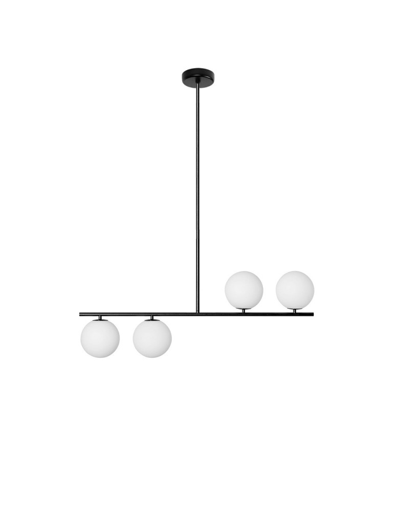 UMMO SUGURI A czarna lampa sufitowa w rozmiarze L SGA122R36