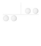 Lampy wiszące - UMMO SUGURI A biała lampa sufitowa w rozmiarze S z podwyższoną szczelnością IP44 SGA111RS3 - product 3