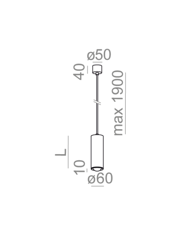 Aqform PET wisząca zoom LED 12cm 230V 8W 470lm 50294 - produkt 2