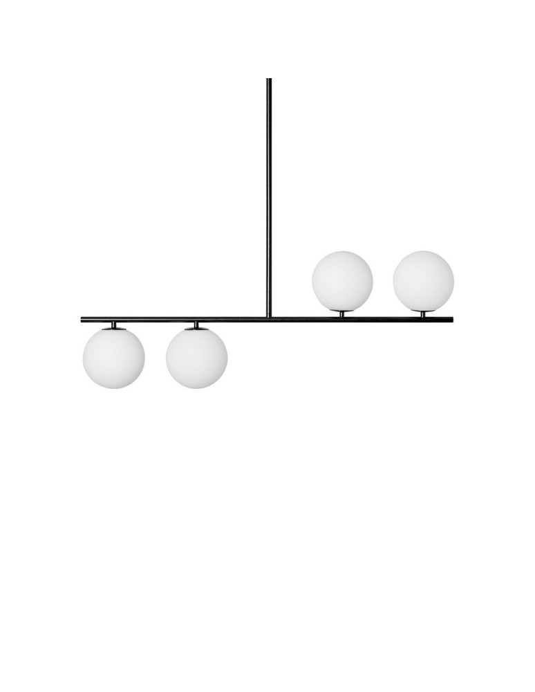 Lampy wiszące - UMMO SUGURI A czarna lampa sufitowa w rozmiarze L z podwyższoną szczelnością IP44 SGA122RS36 - product kolory-swiatla.pl 3