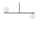 Lampy wiszące - UMMO SUGURI C czarna lampa sufitowa w rozmiarze S z podwyższoną szczelnością IP44 SGC322RS3 - product 3