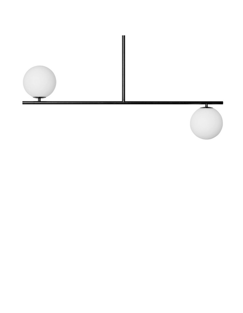 Lampy wiszące - UMMO SUGURI C czarna lampa sufitowa w rozmiarze S z podwyższoną szczelnością IP44 SGC322RS3 - product kolory-swiatla.pl 3