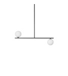 Lampy wiszące - UMMO SUGURI C czarna lampa sufitowa w rozmiarze XL z podwyższoną szczelnością IP44 SGC322RS66 - product 3