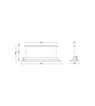 Lampy wiszące - UMMO YOTTSU A biała sufitowa lampa wisząca YOA611P02 - product 7