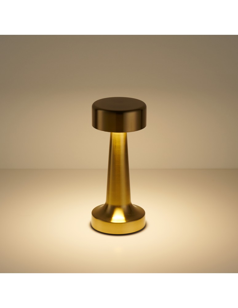Step Into Design Lampa stołowa TAVOLO A LED dotykowa złota 21 cm ST-8127T/A GOLD Step Into Design Lampa stołowa TAVOLO A LED dotykowa złota 21 cm ST-8127T/A GOLD