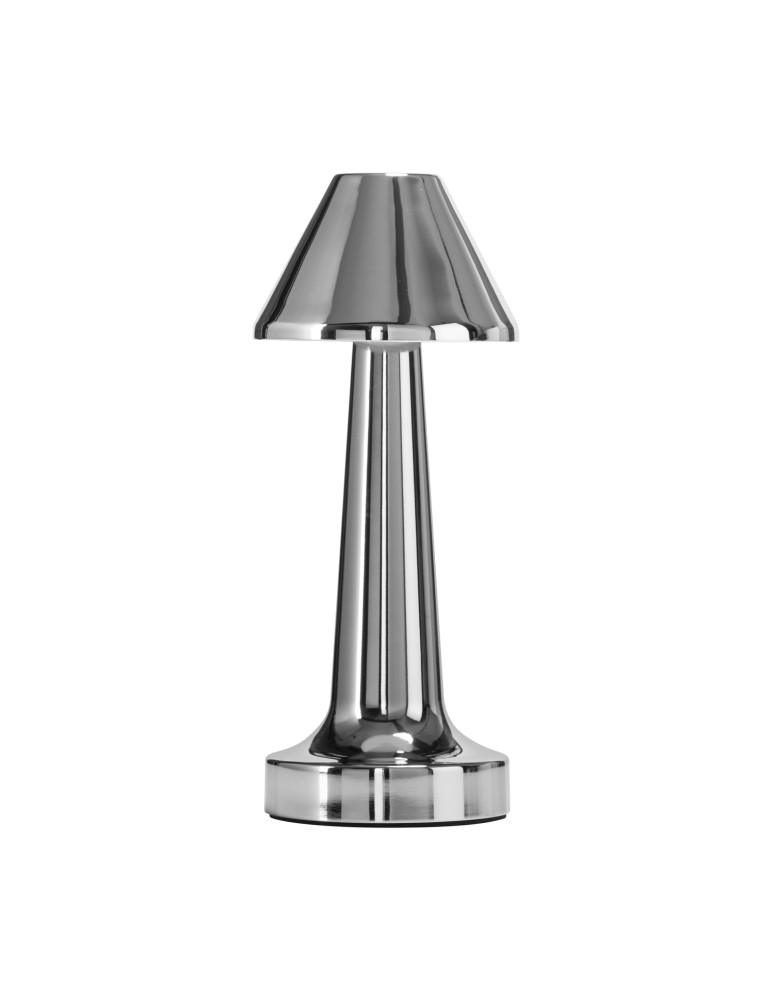  Step Into Design Lampa stołowa TAVOLO B LED dotykowa srebrna 22 cm ST-8127T/B SILVER