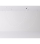 Lampy wiszące designerskie -  Step Into Design Lampa wisząca SNAKE LED wąż ledowy czarna 300 cm MD1021-3 black - product 2