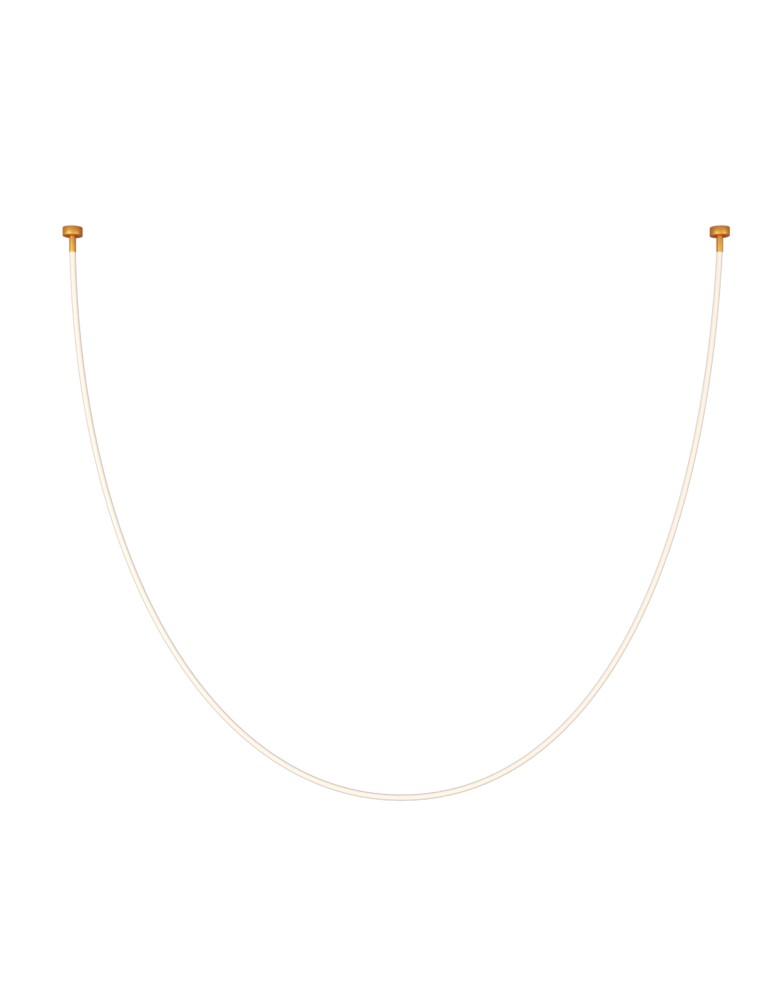 Step Into Design Lampa wisząca SNAKE LED wąż ledowy złota 300 cm MD1021-3 gold