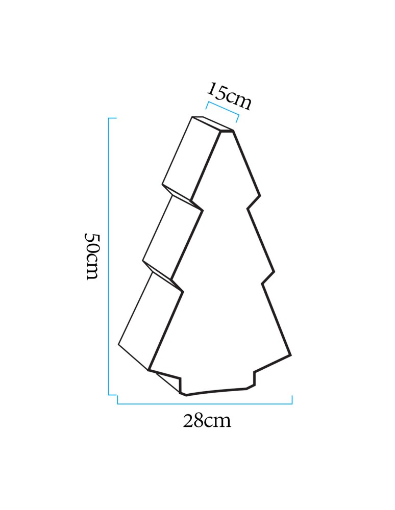 Step Into Design Lampa ogrodowa choinka X-MASS TREE S LED RGBW 16 kolorów 50 cm ES-CR020 Step Into Design Lampa ogrodowa choinka X-MASS TREE S LED RGBW 16 kolorów 50 cm ES-CR020