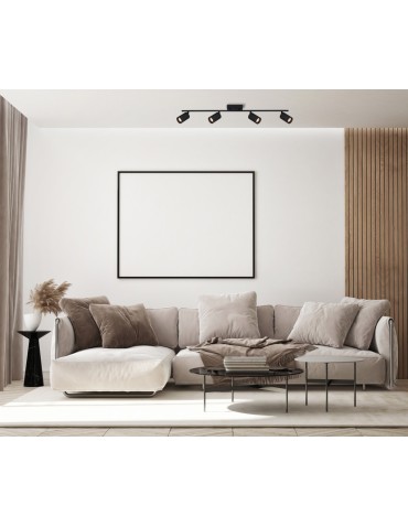 Italux Tris Reflektorek/Spot 4xGU10 10W Czarny piaskowany SPL-46829-4-BK - product 2