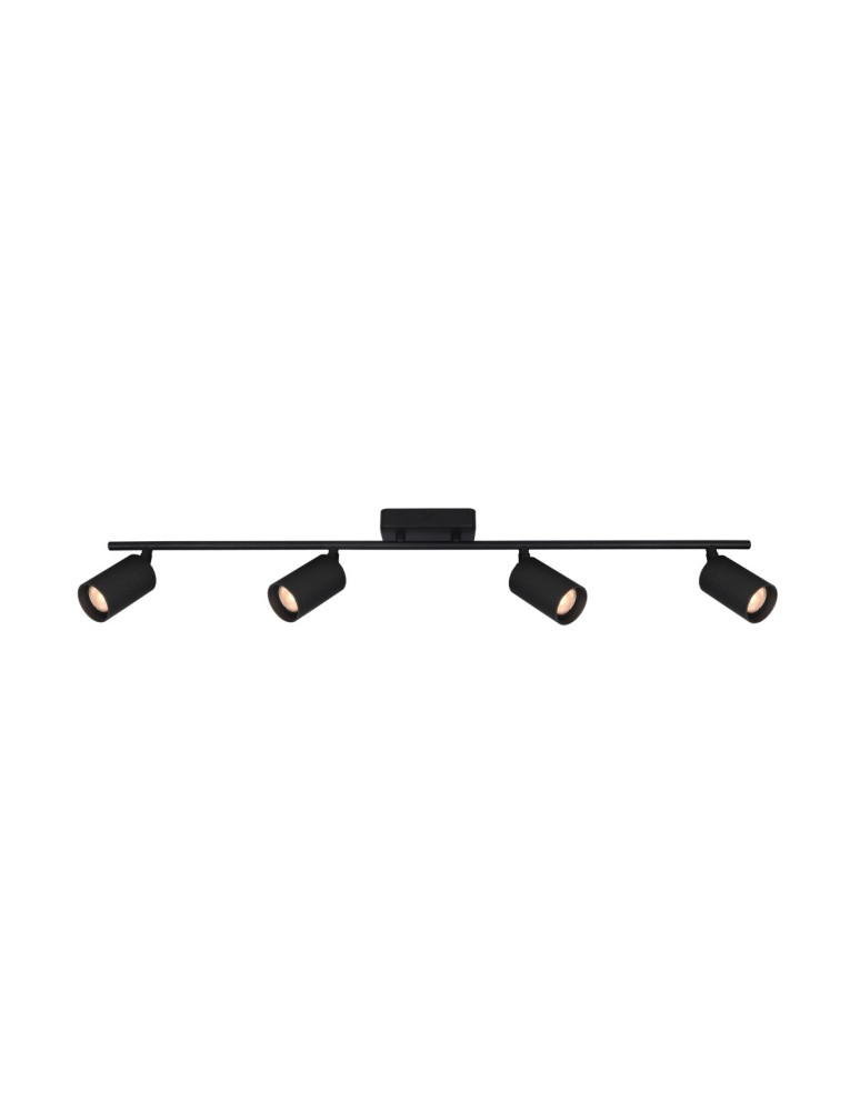 Italux Tris Reflektorek/Spot 4xGU10 10W Czarny piaskowany SPL-46829-4-BK