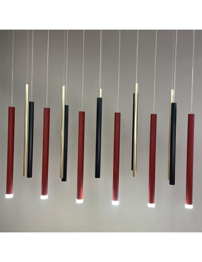 Light Prestige Lungo 1 złota lampa wisząca LP-894/1P GD 1xG9 złoty Light Prestige Lungo 1 złota lampa wisząca LP-894/1P GD 1xG9 złoty