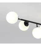 Lampy wiszące kule - Light Prestige Dorado 8 lampa wisząca czarna LP-002/8P BK 8xE14 czarny/biały - product 5