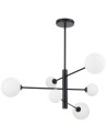 Light Prestige Dorado 6 lampa wisząca czarna LP-002/6P BK 6xG9 czarny / biały