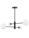 Light Prestige Dorado 4 lampa wisząca czarna LP-002/4P BK 4xG9 czarny / biały Light Prestige Dorado 4 lampa wisząca czarna LP-002/4P BK 4xG9 czarny / biały