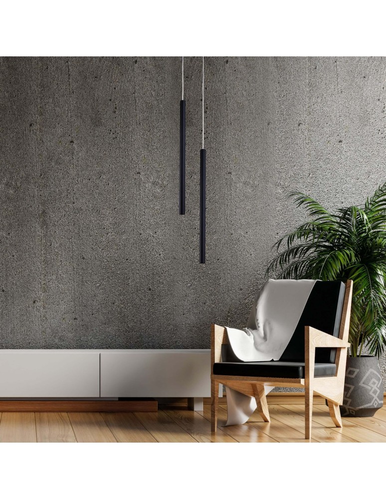 Light Prestige Lungo 1 czarna lampa wisząca LP-894/1P BK 1xG9 czarny Light Prestige Lungo 1 czarna lampa wisząca LP-894/1P BK 1xG9 czarny