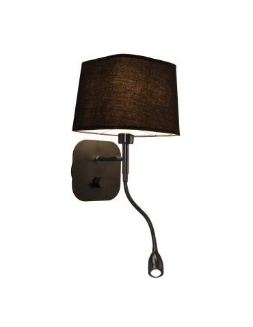 Light Prestige Marbella kinkiet czarny  E14 czarny LP-332/1W BK