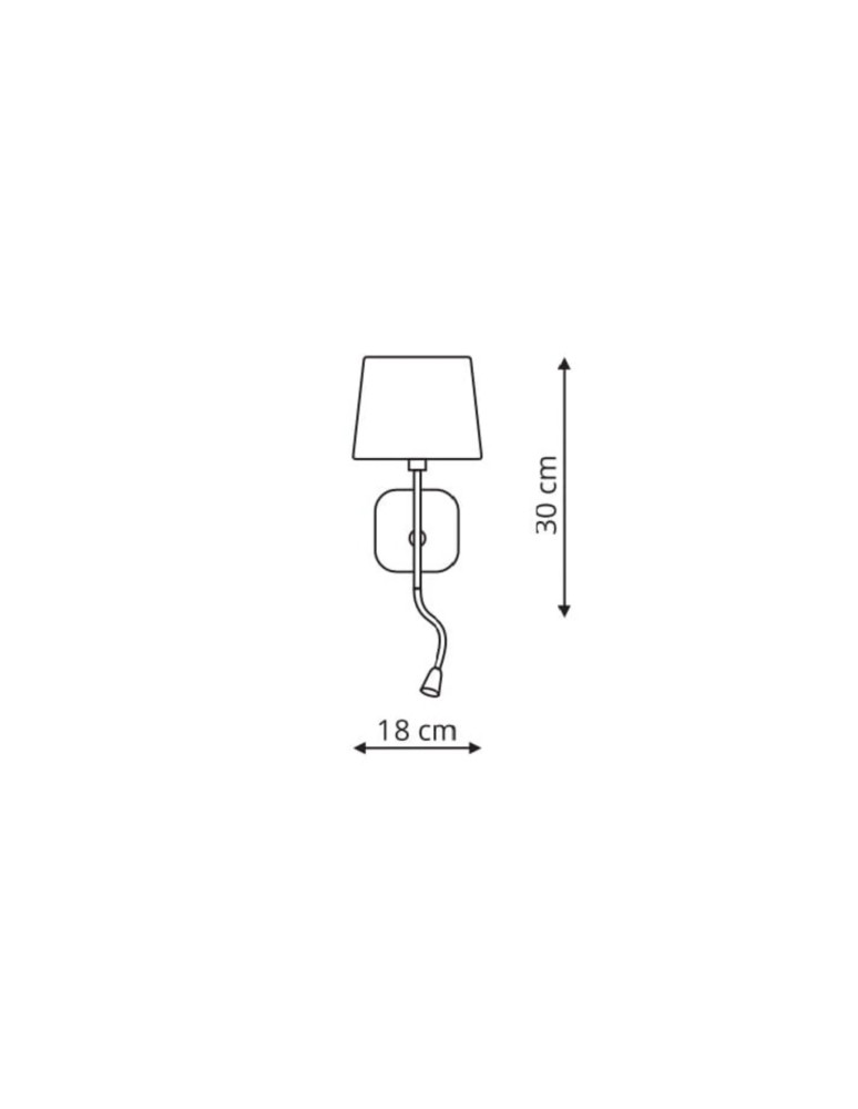 Light Prestige Marbella kinkiet czarny  E14 czarny LP-332/1W BK Light Prestige Marbella kinkiet czarny  E14 czarny LP-332/1W BK