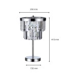 Light Prestige Vetro biurkowa E14 transparentny/srebrny LP-2910/1T Light Prestige Vetro biurkowa E14 transparentny/srebrny LP-2910/1T