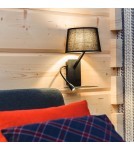 Light Prestige Dakota kinkiet (prawy) E27 czarny LP-2121/1W R BK Light Prestige Dakota kinkiet (prawy) E27 czarny LP-2121/1W R BK
