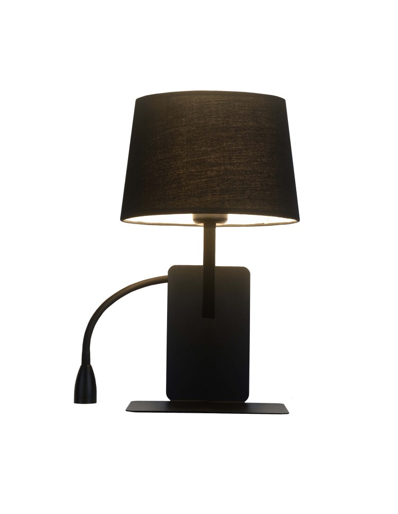 Light Prestige Dakota kinkiet (lewy) E27 czarny LP-2121/1W L BK Light Prestige Dakota kinkiet (lewy) E27 czarny LP-2121/1W L BK