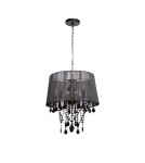 Lampy wiszące glamour - Light Prestige Lampa wisząca Mona 3xE14 czarna LP-5005/3P czarna - product 1