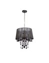 Light Prestige Lampa wisząca Mona 3xE14 czarna LP-5005/3P czarna