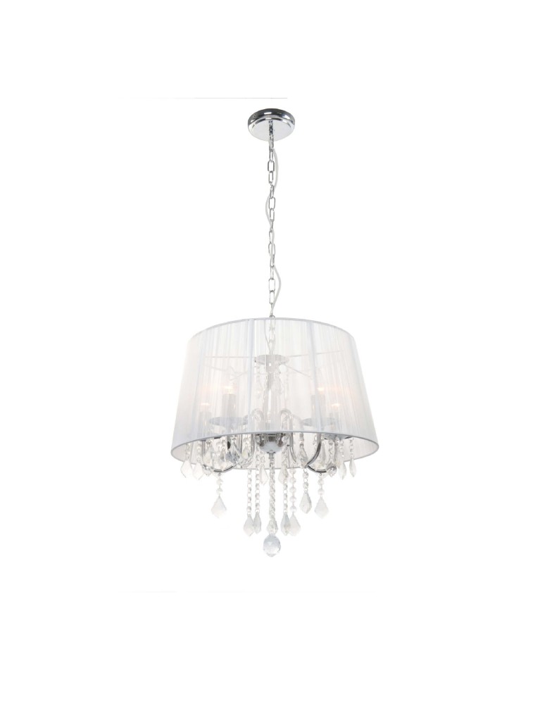 Light Prestige Lampa wisząca Mona 5xE14 srebrna LP-5005/5P srebrna