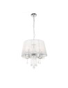 Light Prestige Lampa wisząca Mona 5xE14 srebrna LP-5005/5P srebrna