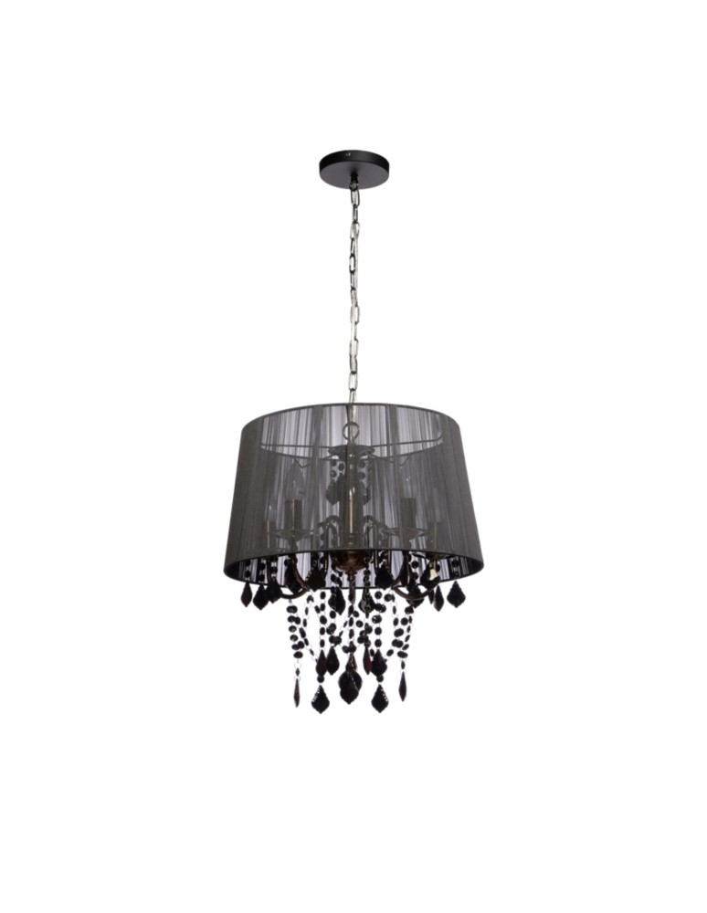 Light Prestige Lampa wisząca Mona 5xE14 czarna LP-5005/5P czarna